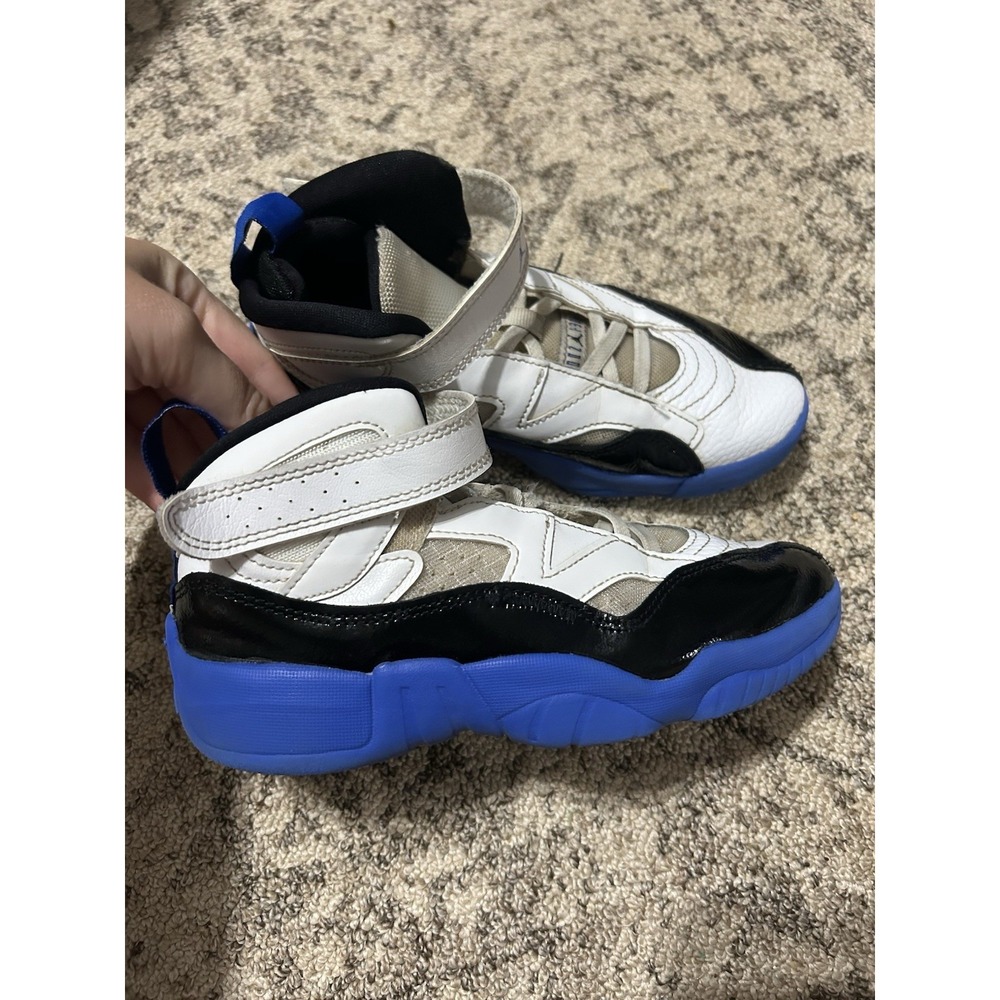 Boys Blue And White Jordan Basketball Shoes Size 1